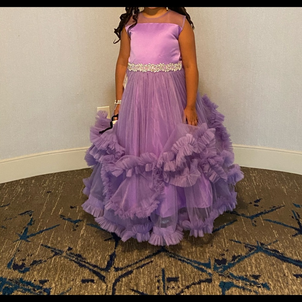 Purple formal dress size 10-12